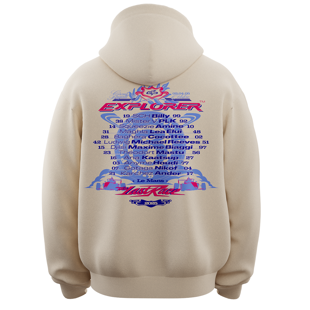 Hoodie crème GP EXPLORER 3
