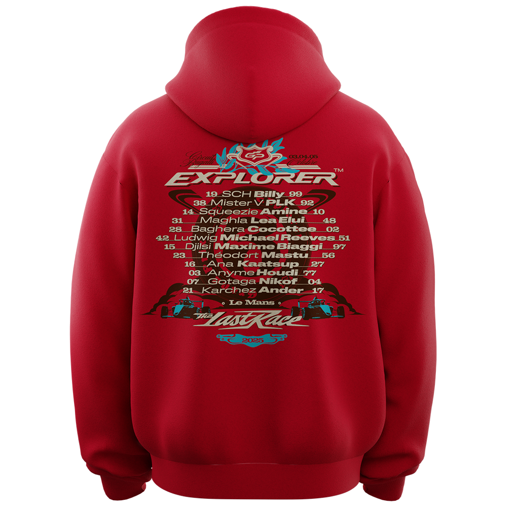 Hoodie rouge GP EXPLORER 3