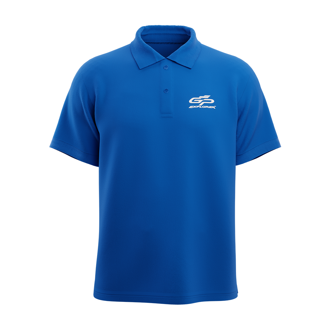 Polo bleu royal GP EXPLORER 3