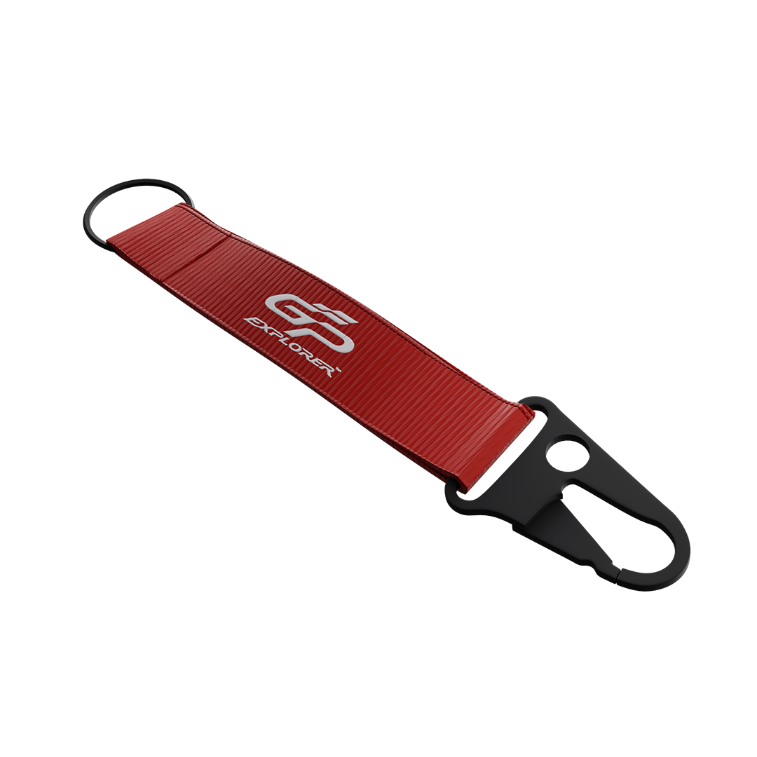 Porte-clés key tag rouge GP EXPLORER 3